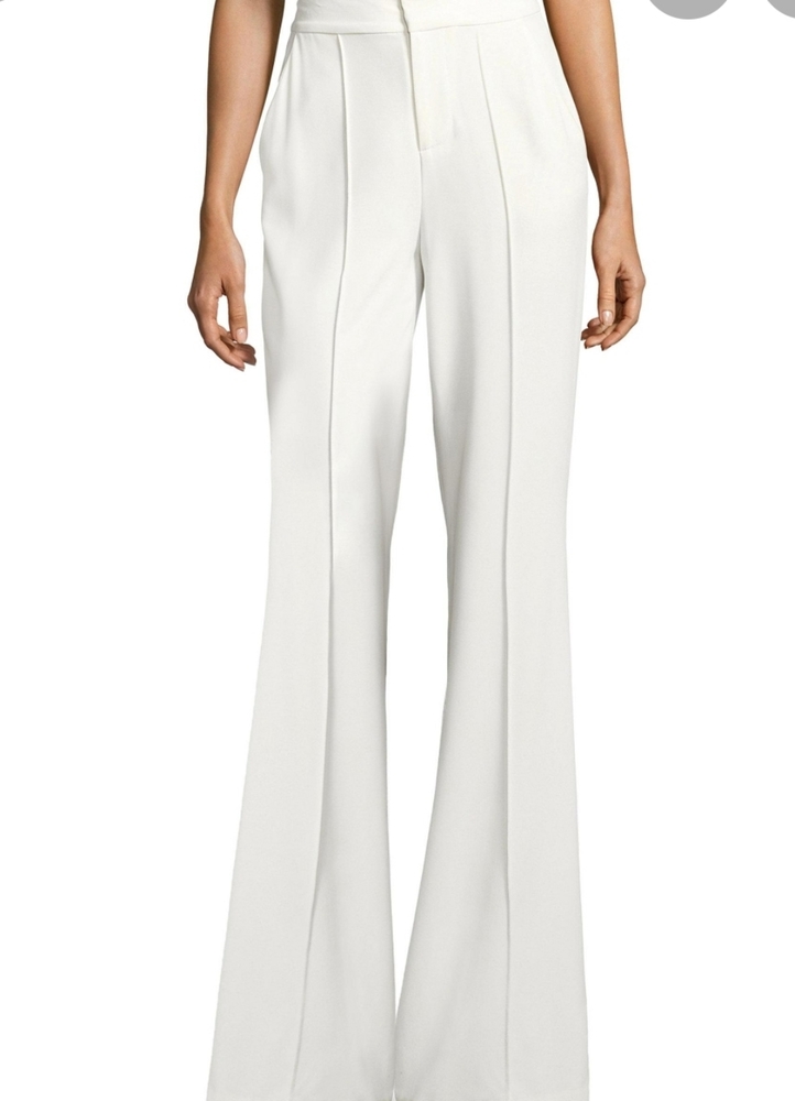 ALICE OLIVIA WHITE HIGH WAIST DYLAN NWT PA…